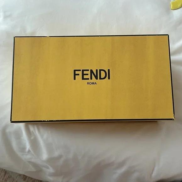 FENDI Genuine Sheerling Slide Sandal l Size 39
